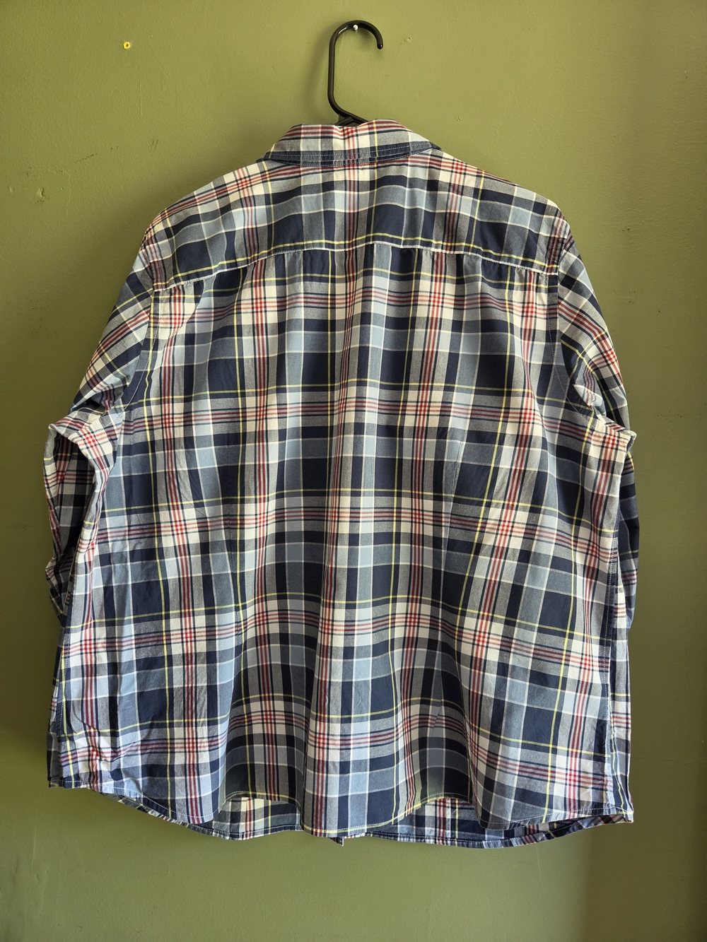 Chaps Women's Blue Plaid Button-Up Shirt - Picture 4 of 7